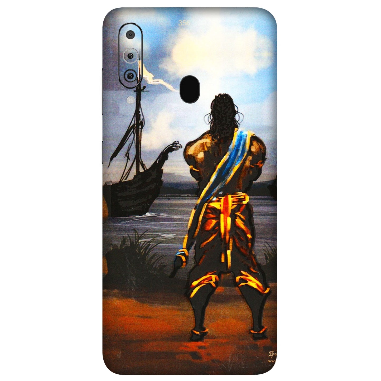 Samsung M/F/Note/Flip and C Phone Skins (All Models) - Heavenly God Figure - 3D Embossed Finish (L-34) Samsung Galaxy M40