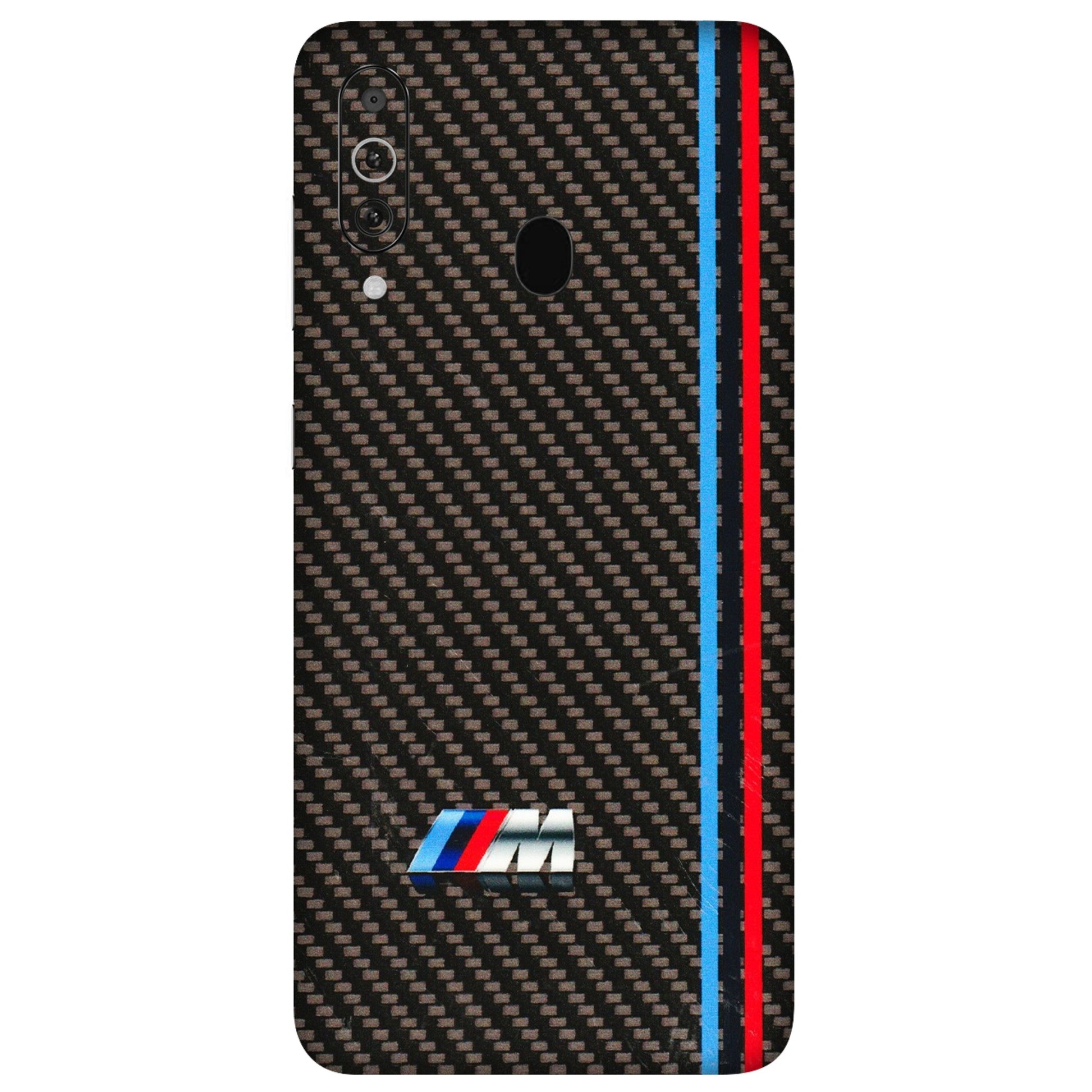 Samsung M/F/Note/Flip and C Phone Skins (All Models) - BM Carbon Fiber Feels - 3D Embossed Finish (L-38) Samsung Galaxy M40