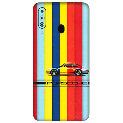 Samsung M/F/Note/Flip and C Phone Skins (All Models) - Multicolour Porche - 3D Embossed Finish (L-39) Samsung Galaxy M40