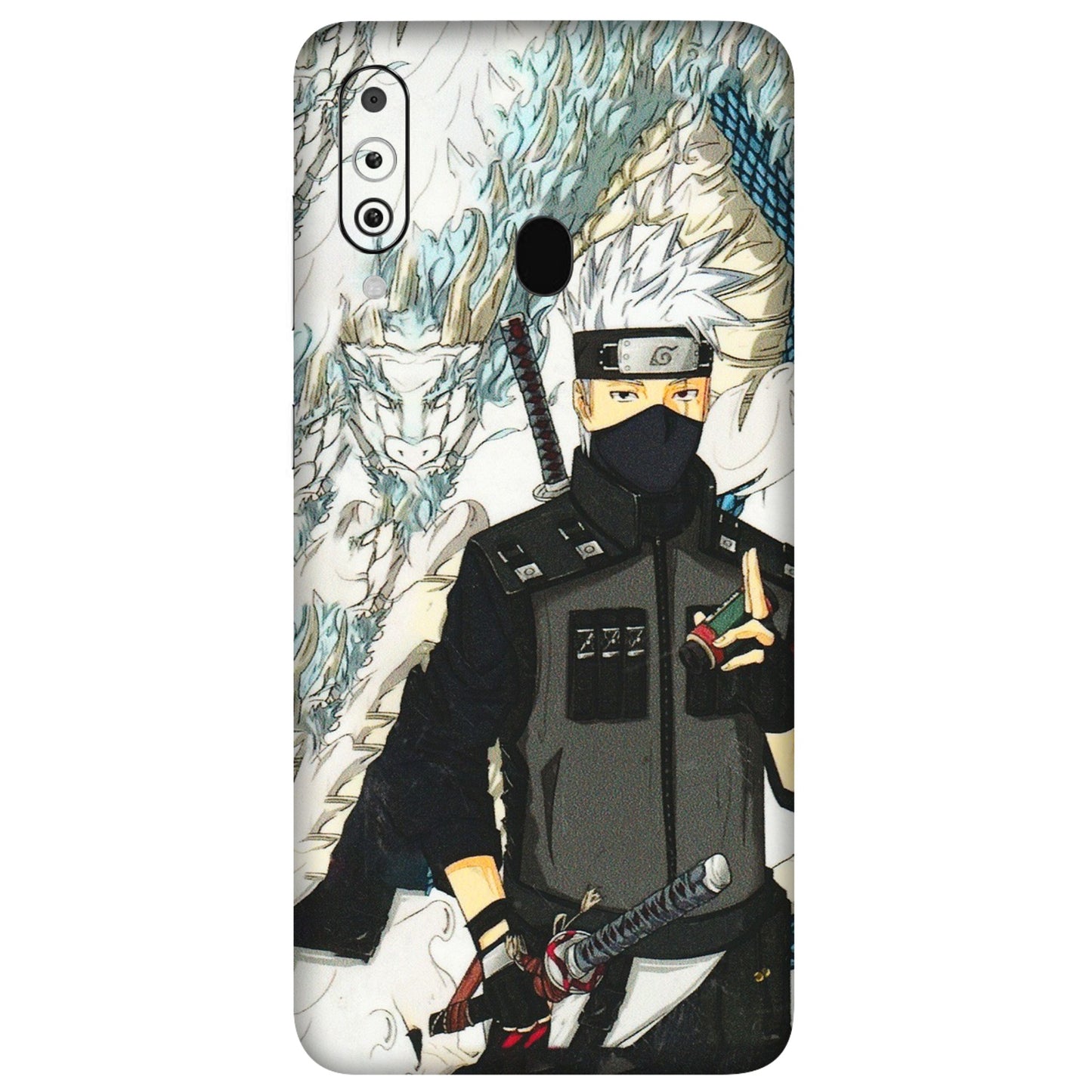 Samsung M/F/Note/Flip and C Phone Skins (All Models) - Kakashi Hatake Naruto Anime - 3D Embossed Finish (L-46) Samsung Galaxy M40