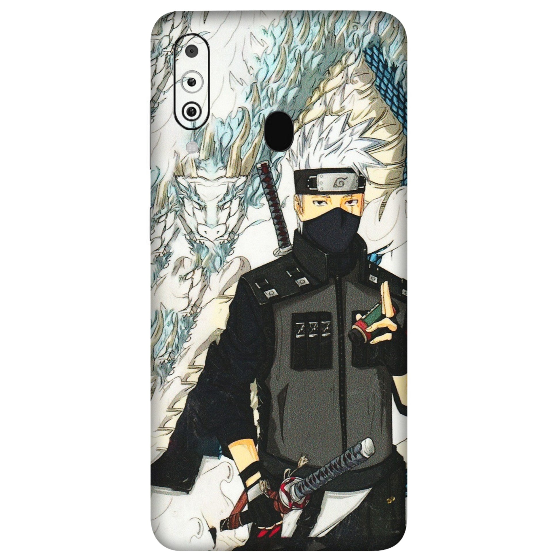 Samsung M/F/Note/Flip and C Phone Skins (All Models) - Kakashi Hatake Naruto Anime - 3D Embossed Finish (L-46) Samsung Galaxy M40