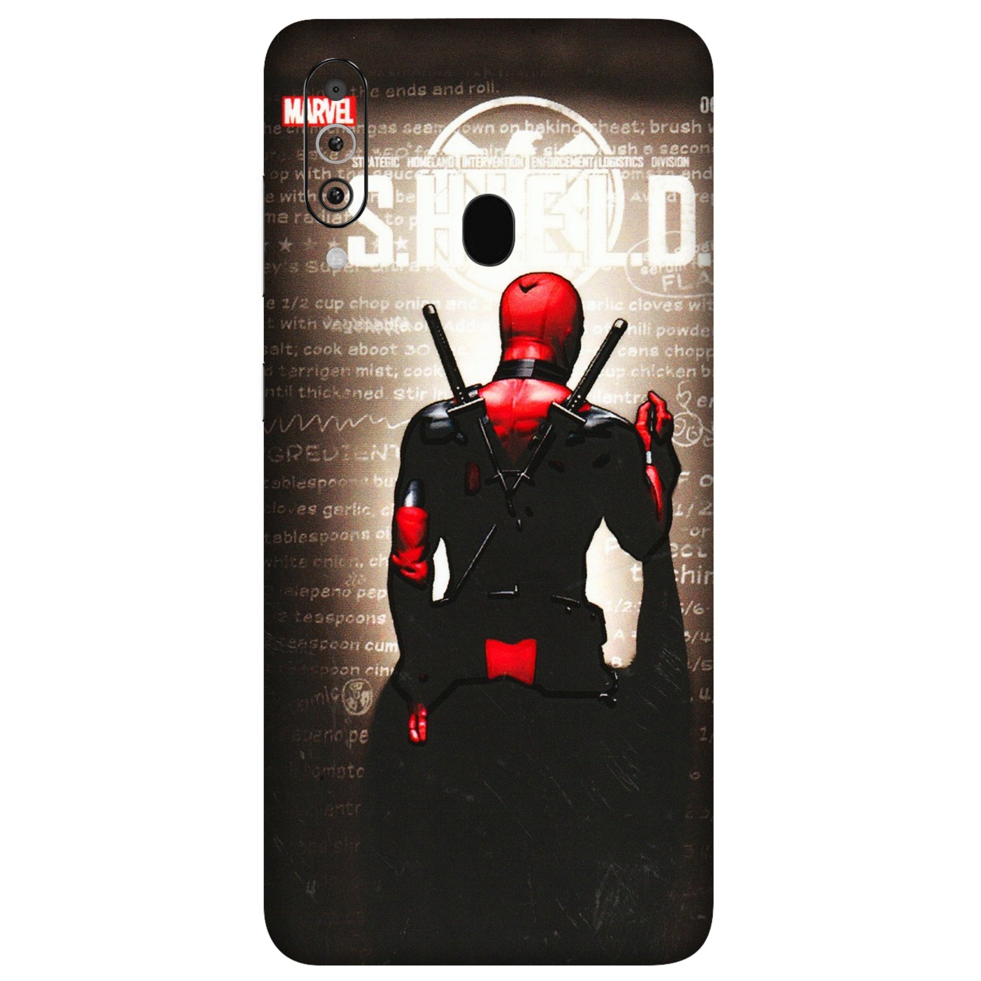 Samsung M/F/Note/Flip and C Phone Skins (All Models) - Deadpool - 3D Embossed Finish (L-56) Samsung Galaxy M40