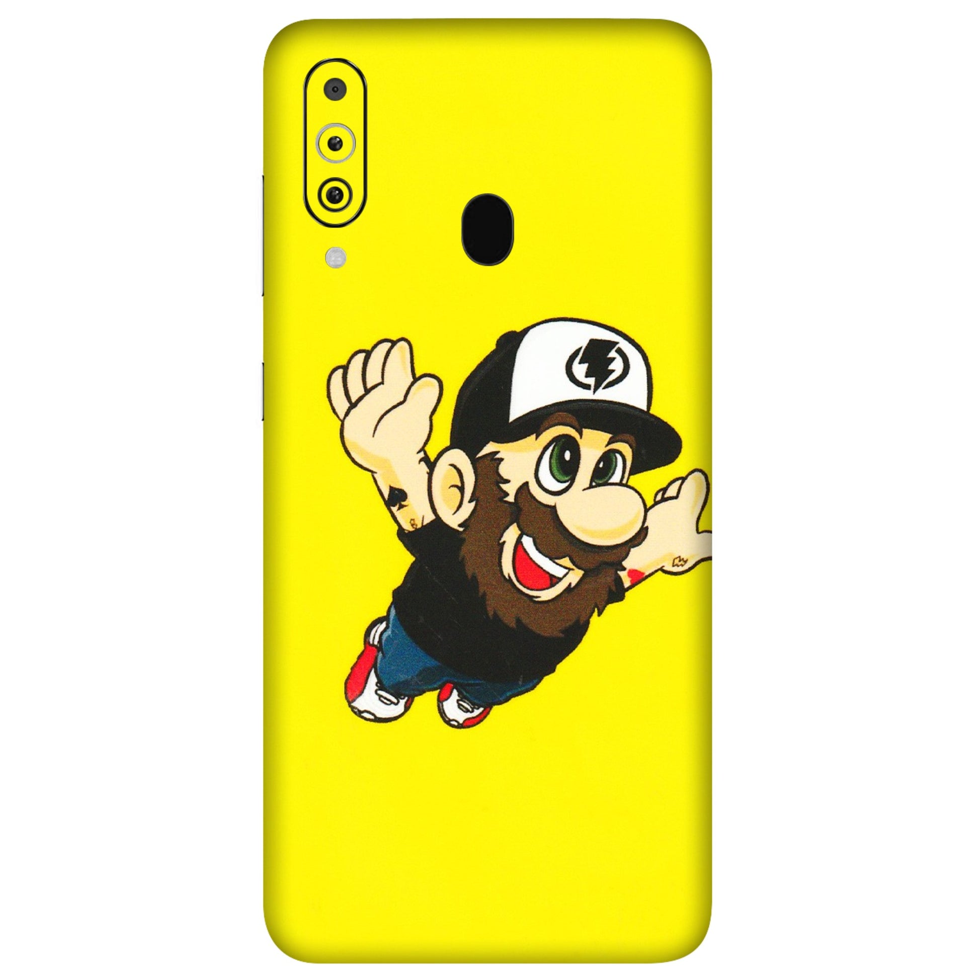 Samsung M/F/Note/Flip and C Phone Skins (All Models) - Flying Beardo - 3D Embossed Finish (L-60) Samsung Galaxy M40