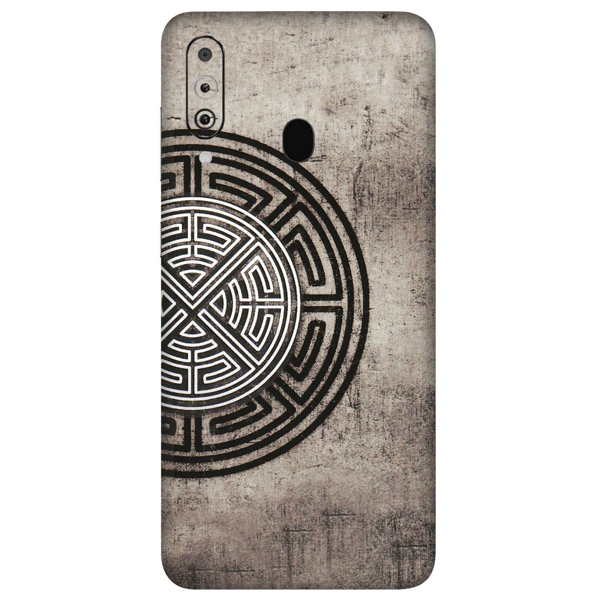 Samsung M/F/Note/Flip and C Phone Skins (All Models) - Mysterious Circular Design - 3D Embossed Finish (L-63) Samsung Galaxy M40