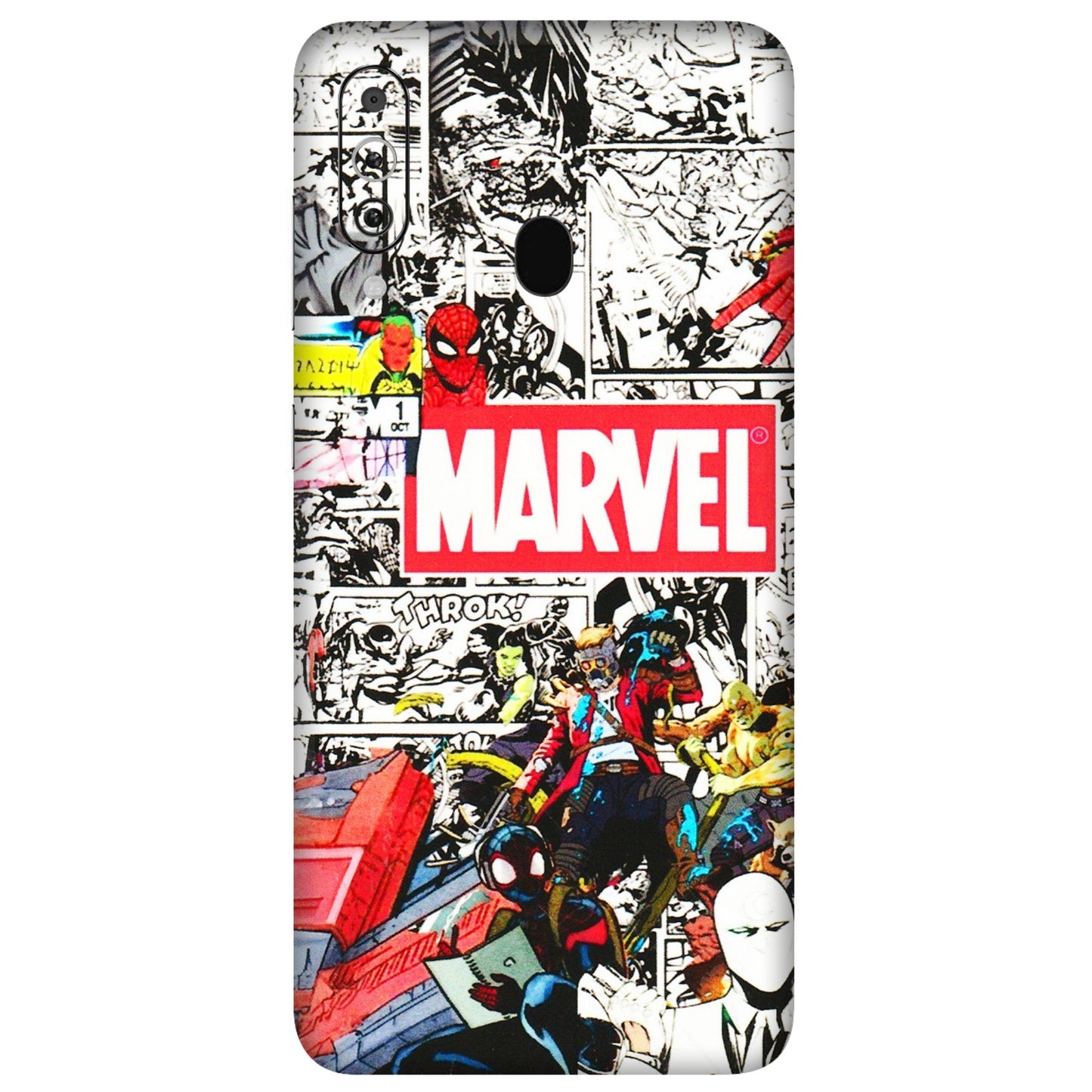 Samsung M/F/Note/Flip and C Phone Skins (All Models) - Marvel Colorful Comic - 3D Embossed Finish (L-64) Samsung Galaxy M40