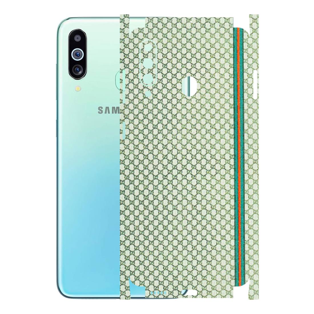 Samsung M/F/Note/Flip and C Phone Skins (All Models) - Gucci Fabric Pattern - 3D Embossed Finish (L-73) Samsung Galaxy M40