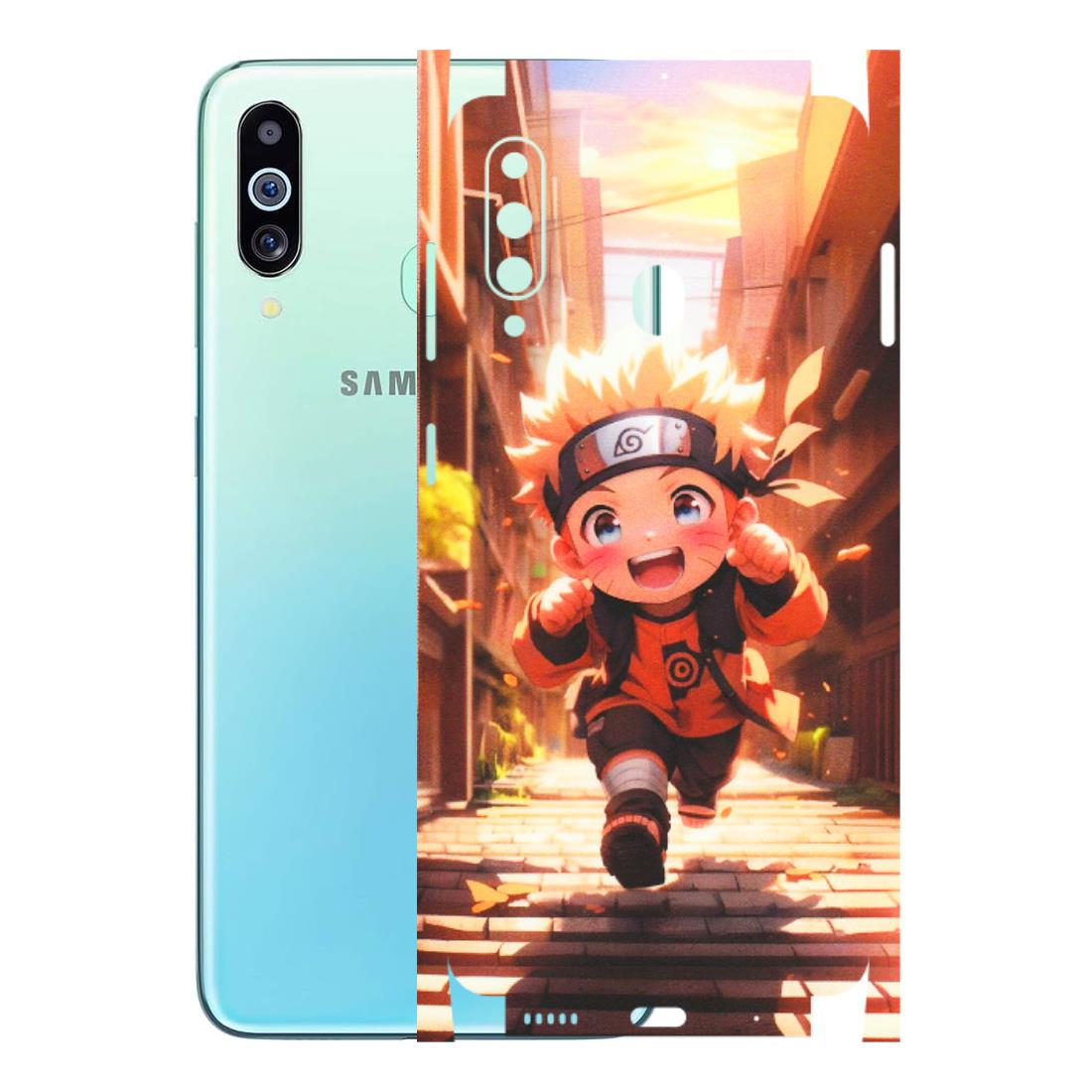 Samsung M/F/Note/Flip and C Phone Skins (All Models) - Naruto Cute Toon Running - Matte Finish (M-04) Samsung Galaxy M40