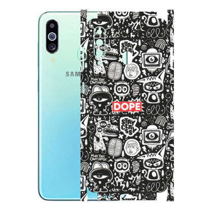 Samsung M/F/Note/Flip and C Phone Skins (All Models) - Dope Stay Classy Black Doodles - Matte Finish (M-126) Samsung Galaxy M40
