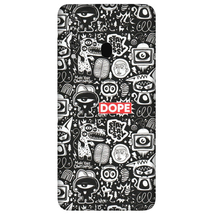 Samsung M/F/Note/Flip and C Phone Skins (All Models) - Dope Stay Classy Black Doodles - Matte Finish (M-126) Samsung Galaxy M40