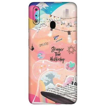 Samsung M/F/Note/Flip and C Phone Skins (All Models) - Stronger Then Yesterday - Matte Finish (M-128) Samsung Galaxy M40