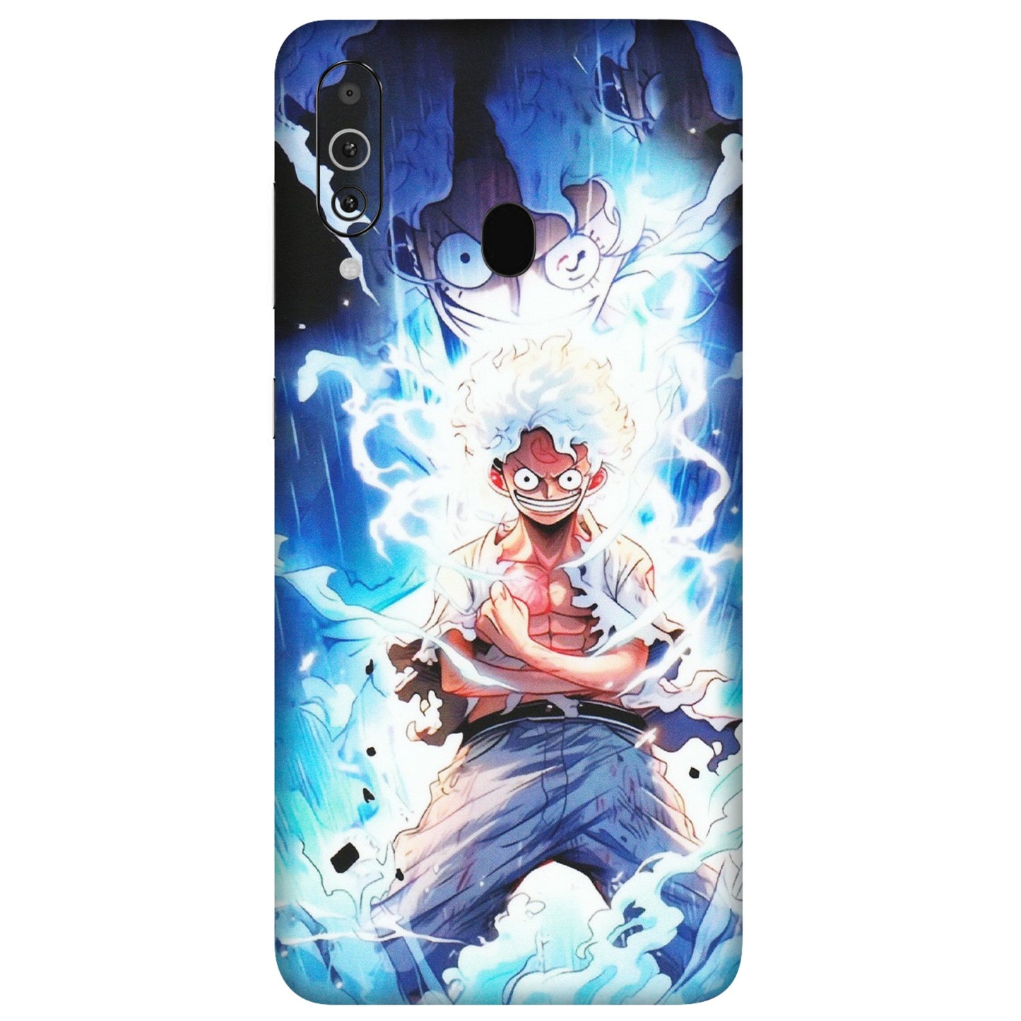 Samsung M/F/Note/Flip and C Phone Skins (All Models) - Blue Thunder Luffy Anime - Matte Finish (M-132) Samsung Galaxy M40