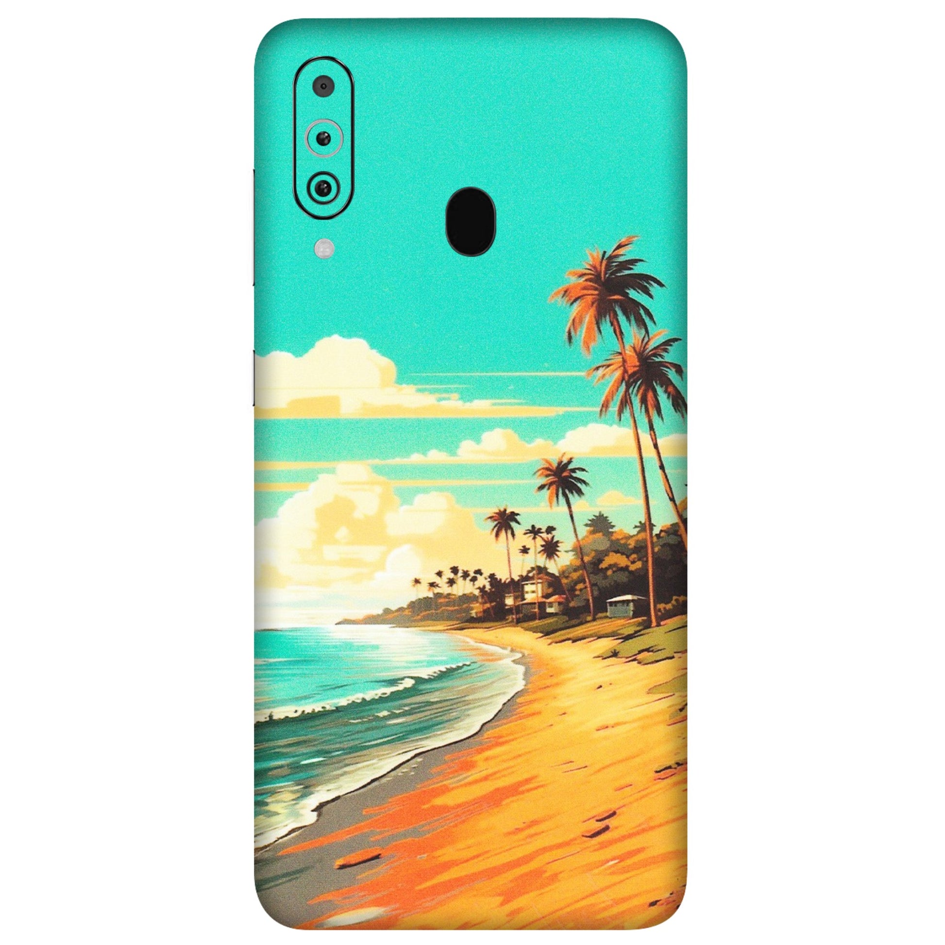 Samsung M/F/Note/Flip and C Phone Skins (All Models) - Miami Beach - Matte Finish (M-136) Samsung Galaxy M40
