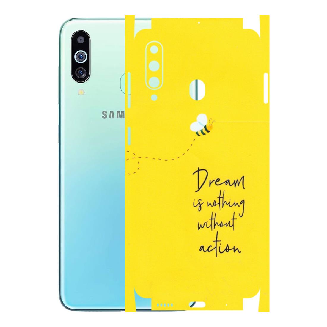 Samsung M/F/Note/Flip and C Phone Skins (All Models) - Dream Is Nothing Without Action - Matte Finish (M-138) Samsung Galaxy M40