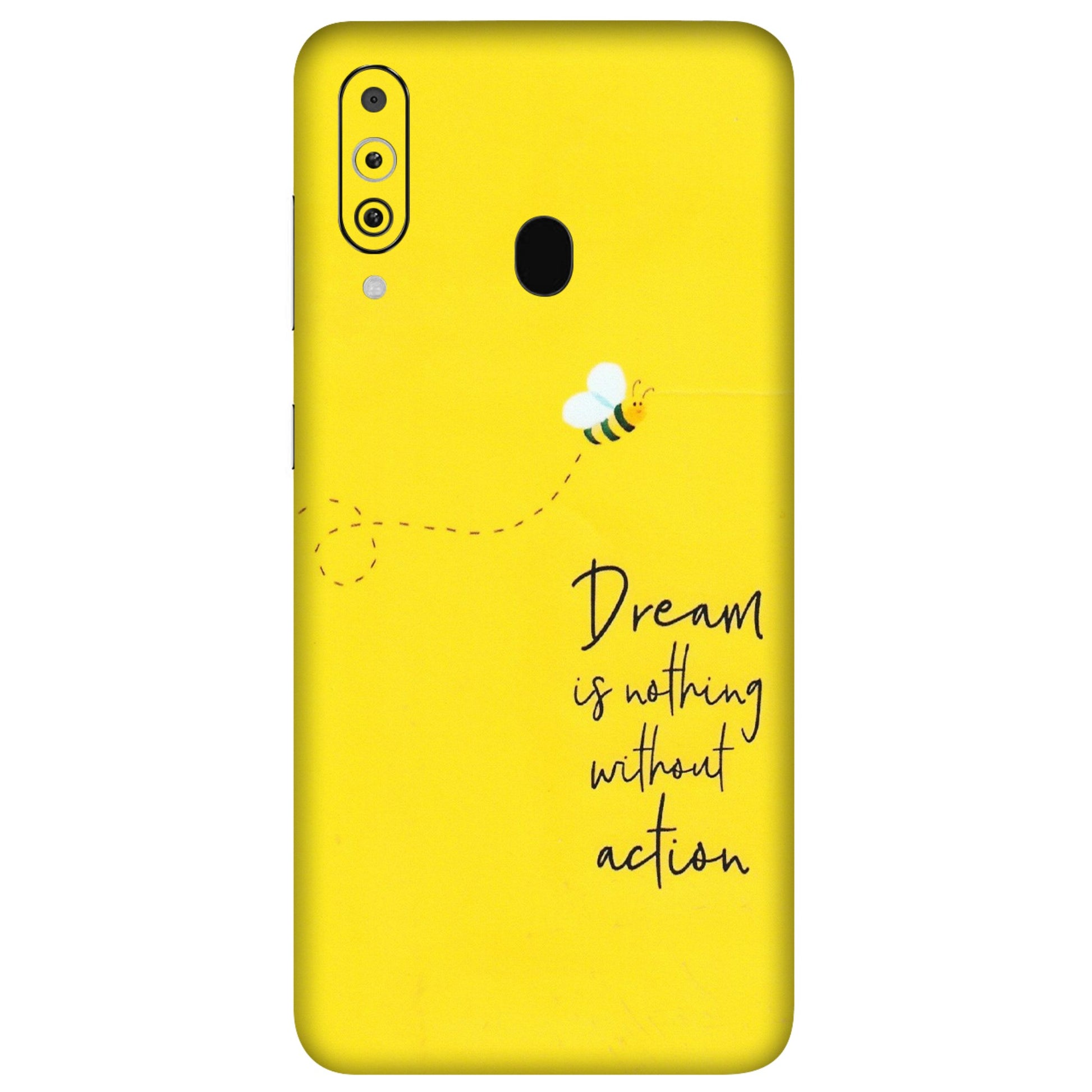 Samsung M/F/Note/Flip and C Phone Skins (All Models) - Dream Is Nothing Without Action - Matte Finish (M-138) Samsung Galaxy M40