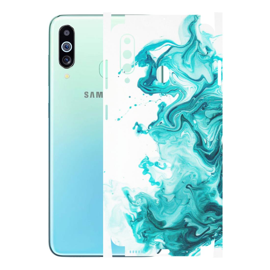 Samsung M/F/Note/Flip and C Phone Skins (All Models) - Sky Blue Abstract Colour - Matte Finish (M-146) Samsung Galaxy M40