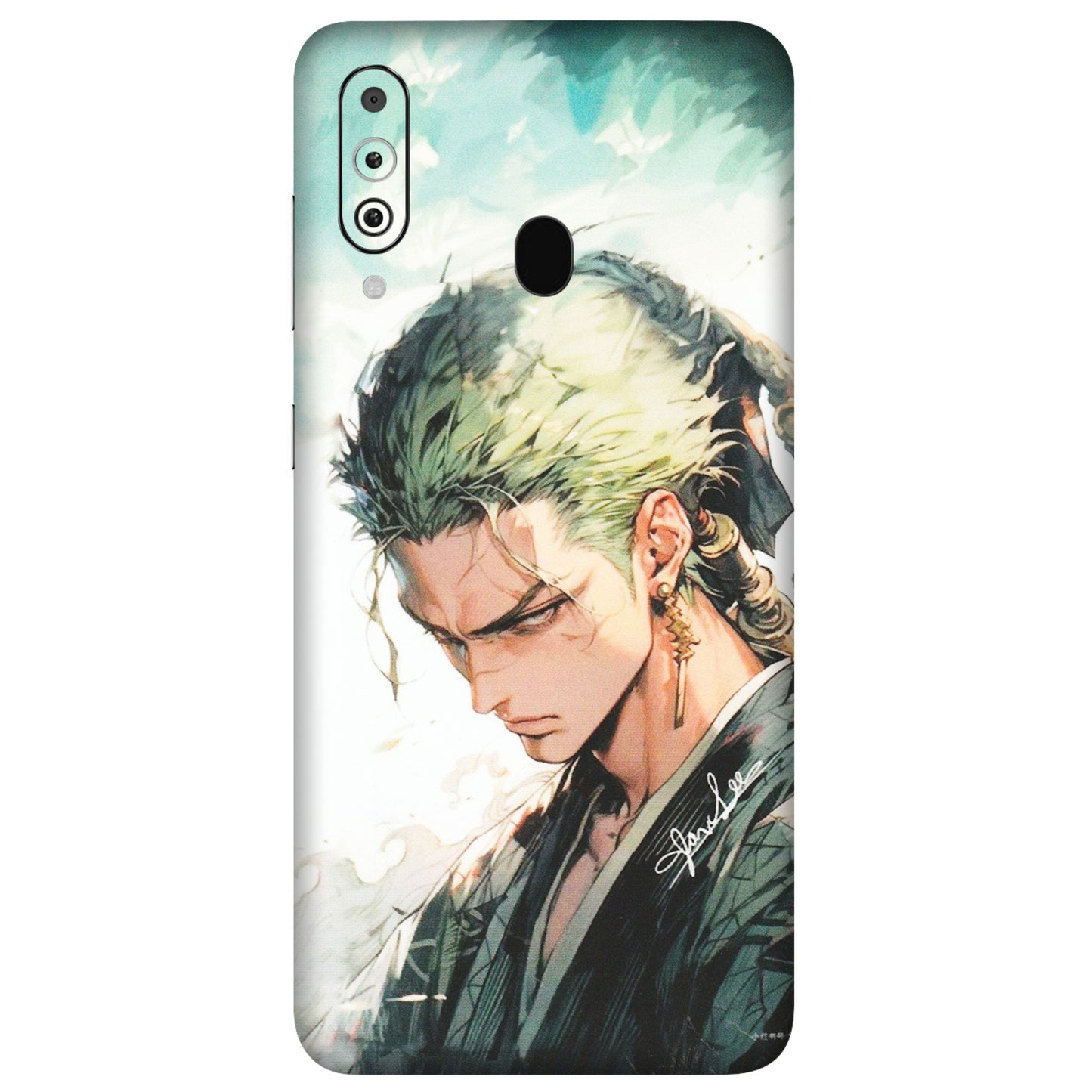 Samsung M/F/Note/Flip and C Phone Skins (All Models) - Pirate Hunter One Piece Anime - Matte Finish (M-157) Samsung Galaxy M40