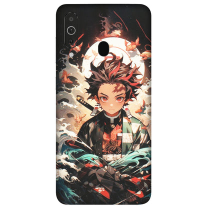 Samsung M/F/Note/Flip and C Phone Skins (All Models) - Tanjiro Demon Slayer Anime - Matte Finish (M-158) Samsung Galaxy M40