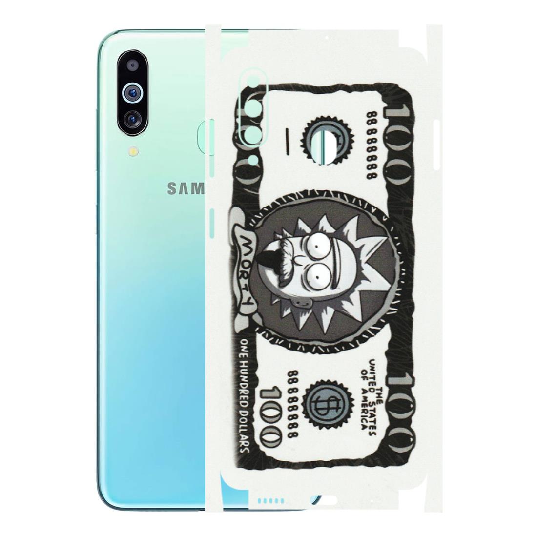 Samsung M/F/Note/Flip and C Phone Skins (All Models) - Rick And Morty Hundred Dollar Anime - Matte Finish (M-161) Samsung Galaxy M40