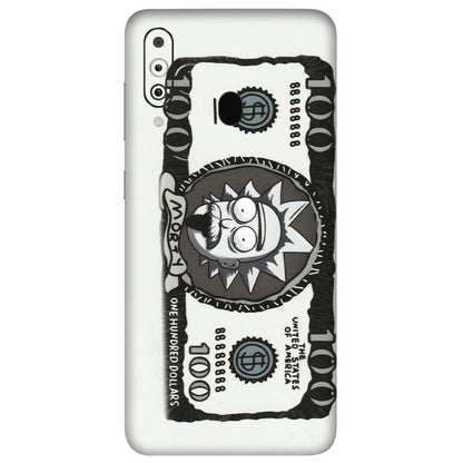 Samsung M/F/Note/Flip and C Phone Skins (All Models) - Rick And Morty Hundred Dollar Anime - Matte Finish (M-161) Samsung Galaxy M40