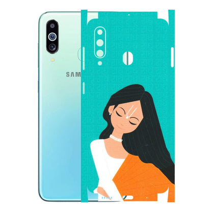 Samsung M/F/Note/Flip and C Phone Skins (All Models) - Radhe Radhe With Hindu Symbol - Matte Finish (M-164) Samsung Galaxy M40