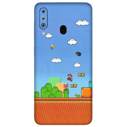 Samsung M/F/Note/Flip and C Phone Skins (All Models) - Mario Game Scene - Matte Finish (M-24) Samsung Galaxy M40