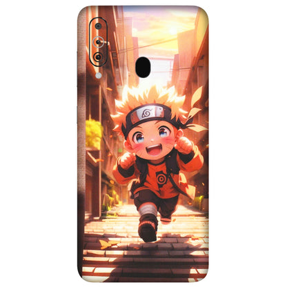 Samsung M/F/Note/Flip and C Phone Skins (All Models) - Naruto Cute Toon Running - Matte Finish (M-04) Samsung Galaxy M40