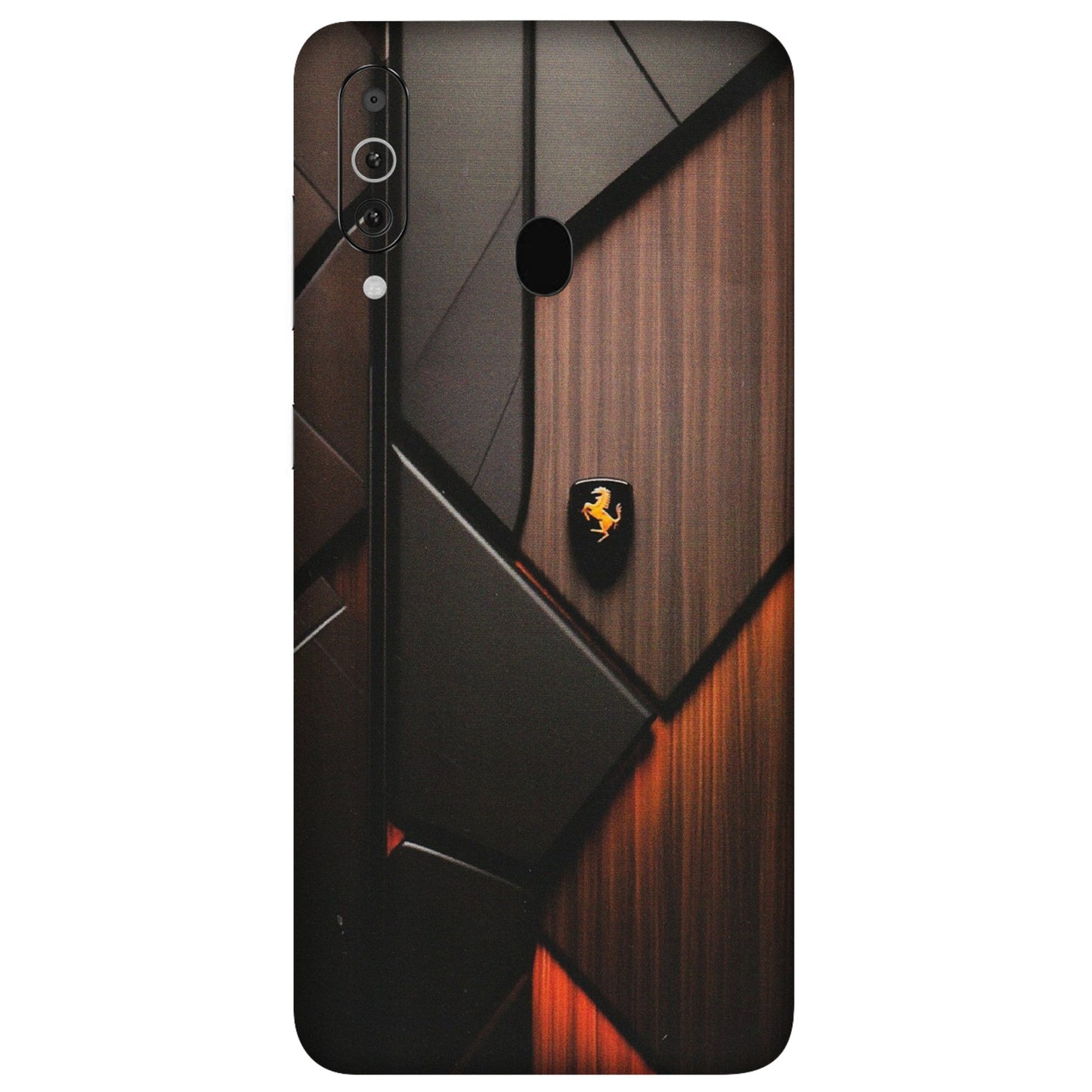 Samsung M/F/Note/Flip and C Phone Skins (All Models) - Lambo Beauty Wood Pattern Sober - Matte Finish (M-51) Samsung Galaxy M40