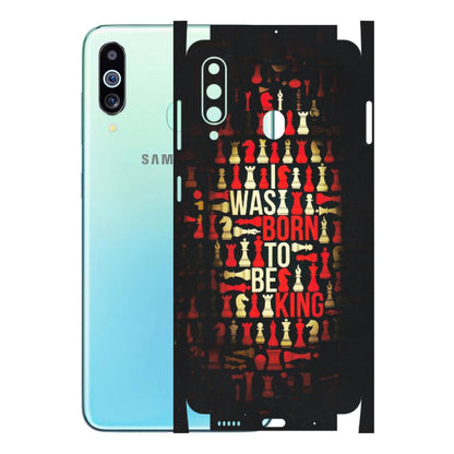 Samsung M/F/Note/Flip and C Phone Skins (All Models) - Born To Be King - Matte Finish (M-73) Samsung Galaxy M40