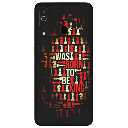 Samsung M/F/Note/Flip and C Phone Skins (All Models) - Born To Be King - Matte Finish (M-73) Samsung Galaxy M40