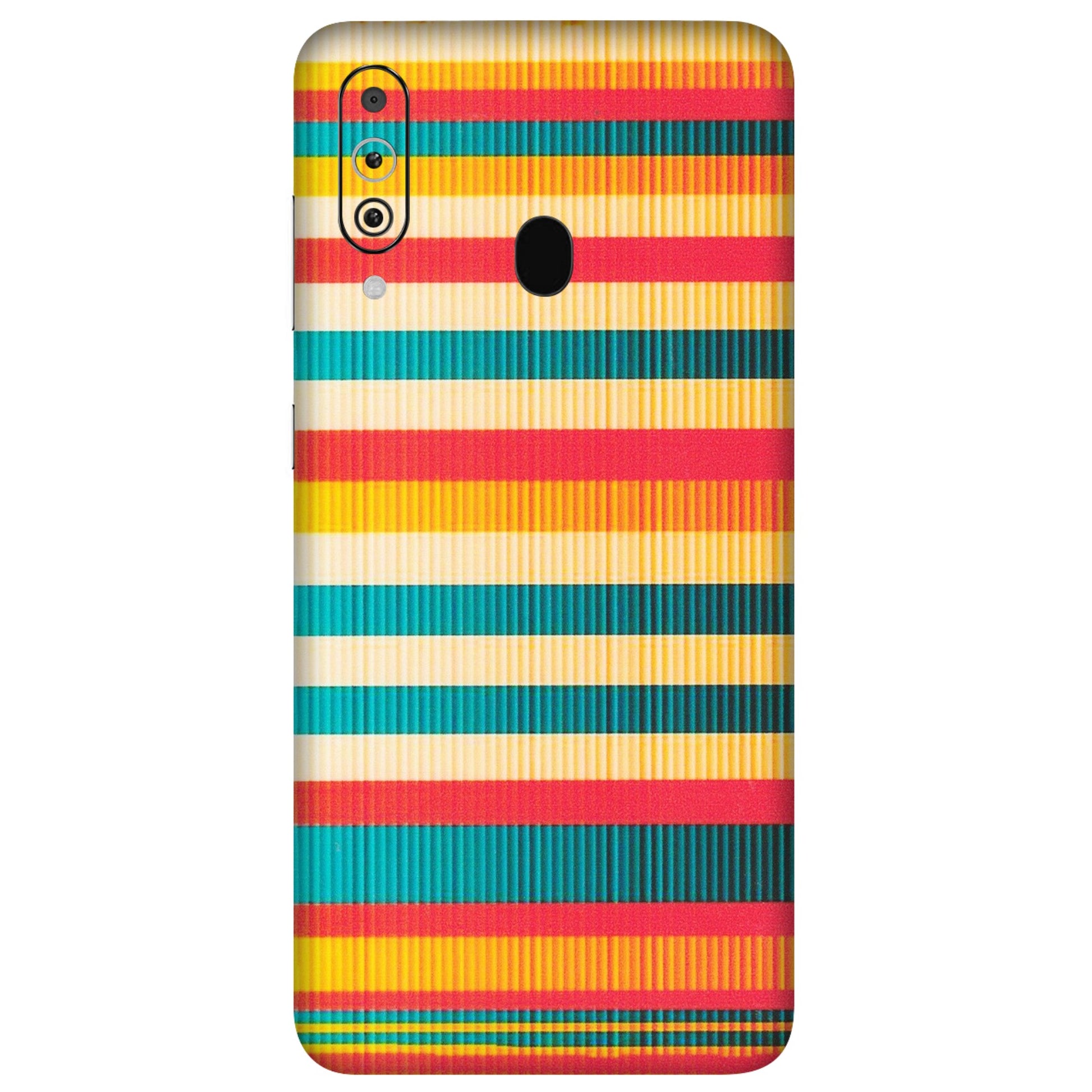 Samsung M/F/Note/Flip and C Phone Skins (All Models) - Colourful Stripes Soothing Effect - Matte Finish (M-86) Samsung Galaxy M40