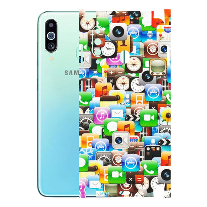 Samsung M/F/Note/Flip and C Phone Skins (All Models) - All Apple Icons - Matte Finish (M-93) Samsung Galaxy M40