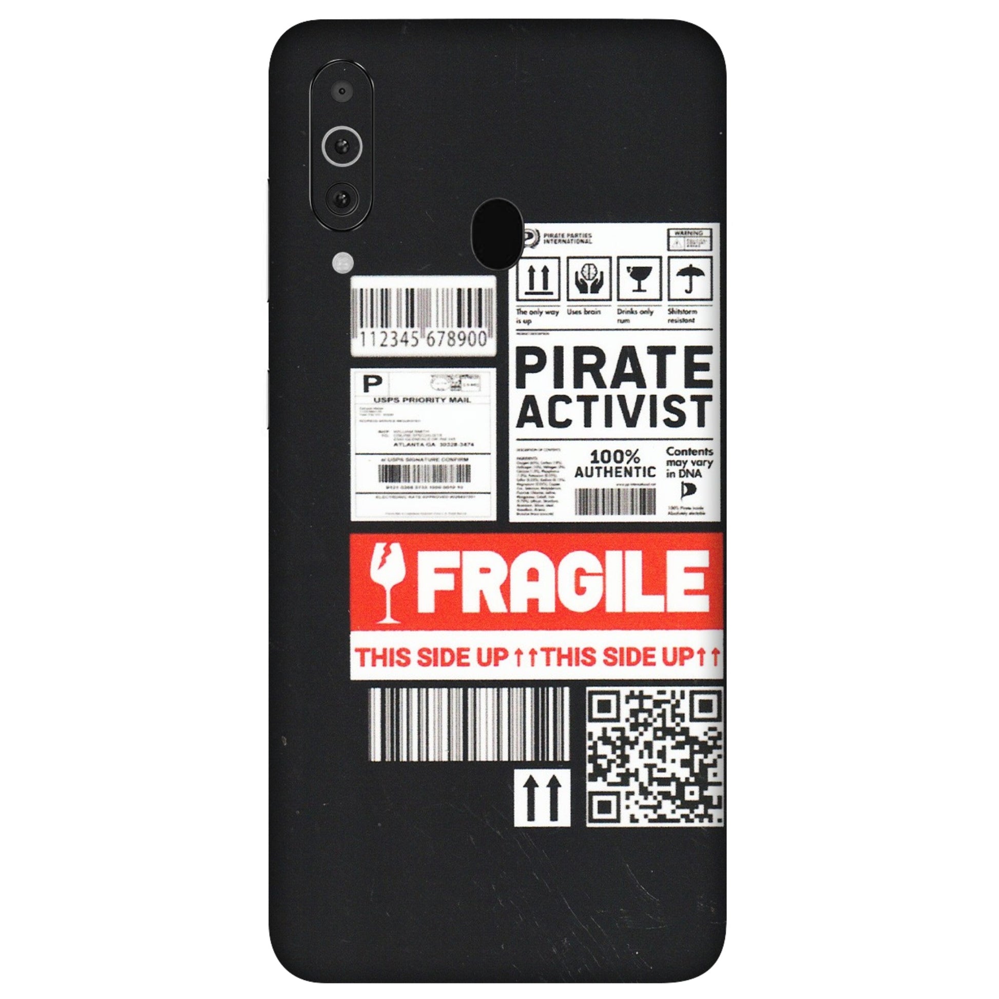Samsung M/F/Note/Flip and C Phone Skins (All Models) - Handle With Care - Matte Finish (M-99) Samsung Galaxy M40