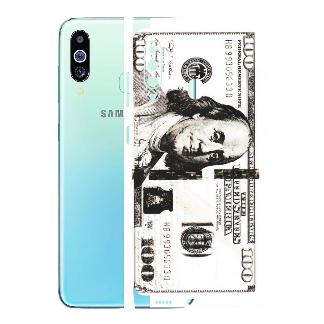 Samsung M/F/Note/Flip and C Phone Skins (All Models) - 100 Dollar Currency - Transparent Finish (T-01) Samsung Galaxy M40