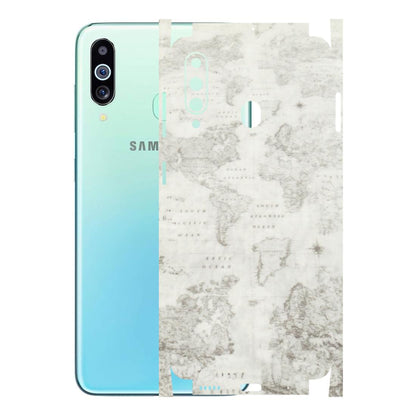 Samsung M/F/Note/Flip and C Phone Skins (All Models) - World Travel Map - Transparent Finish (T-04) Samsung Galaxy M40
