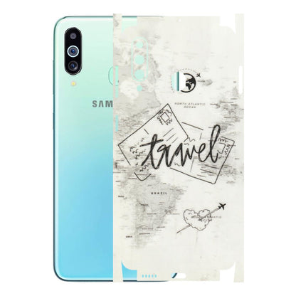 Samsung M/F/Note/Flip and C Phone Skins (All Models) - Travel Ticket - Transparent Finish (T-06) Samsung Galaxy M40