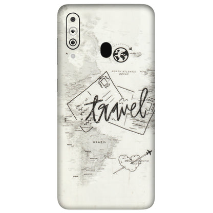 Samsung M/F/Note/Flip and C Phone Skins (All Models) - Travel Ticket - Transparent Finish (T-06) Samsung Galaxy M40