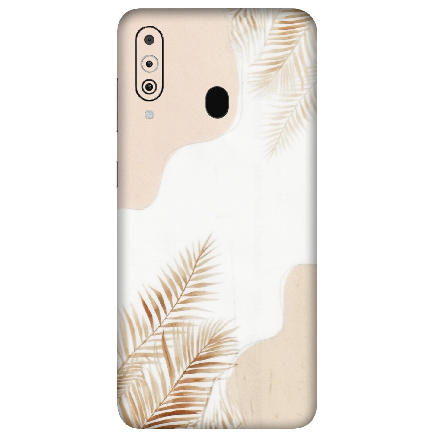 Samsung M/F/Note/Flip and C Phone Skins (All Models) - Gold Petals Abstract - Transparent Finish (T-08) Samsung Galaxy M40