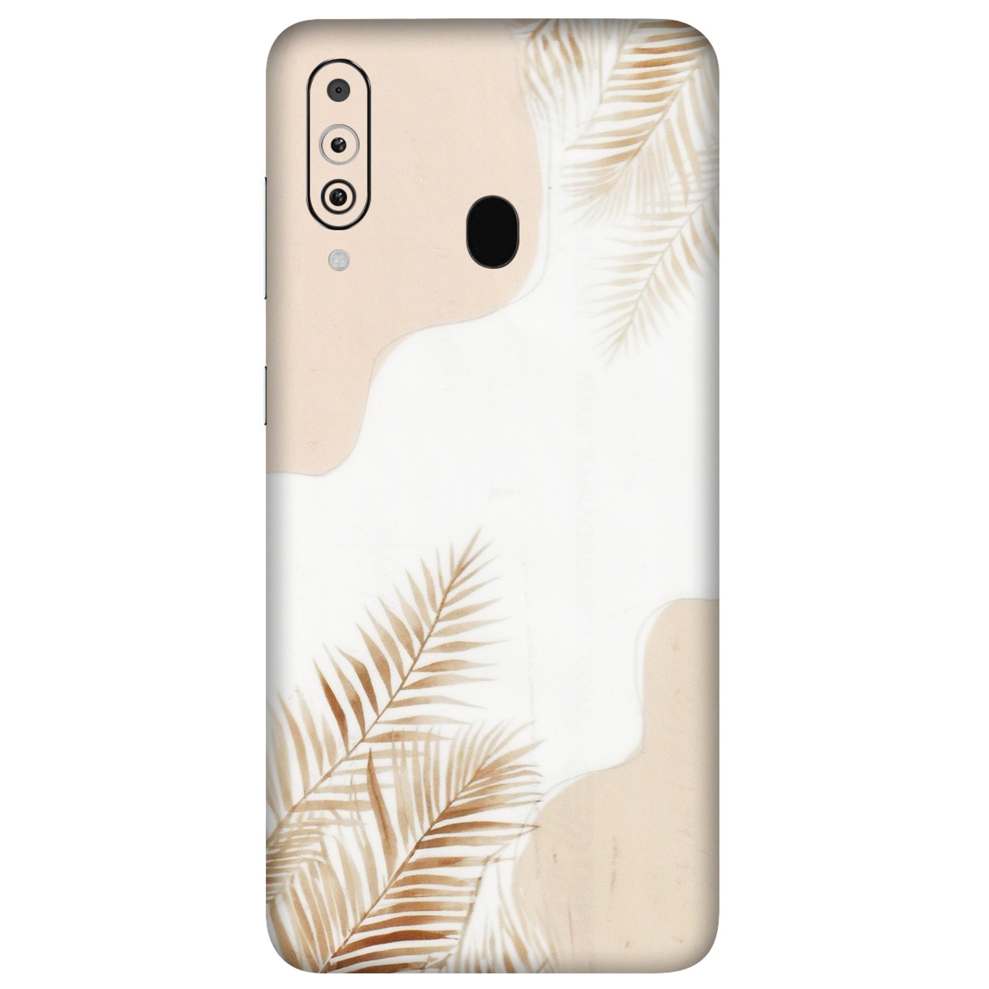 Samsung M/F/Note/Flip and C Phone Skins (All Models) - Gold Petals Abstract - Transparent Finish (T-08) Samsung Galaxy M40