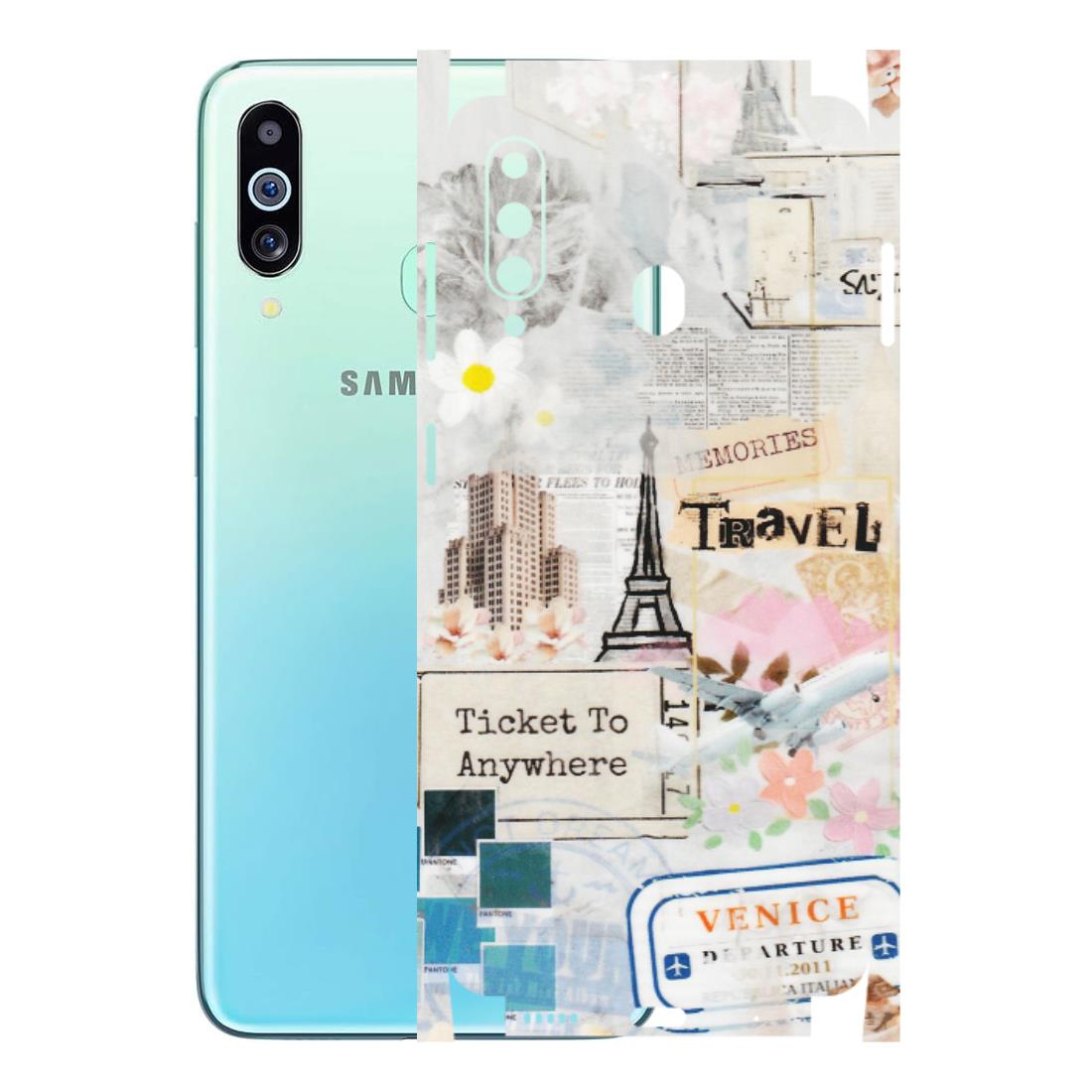 Samsung M/F/Note/Flip and C Phone Skins (All Models) - Travel Memories - Transparent Finish (T-09) Samsung Galaxy M40