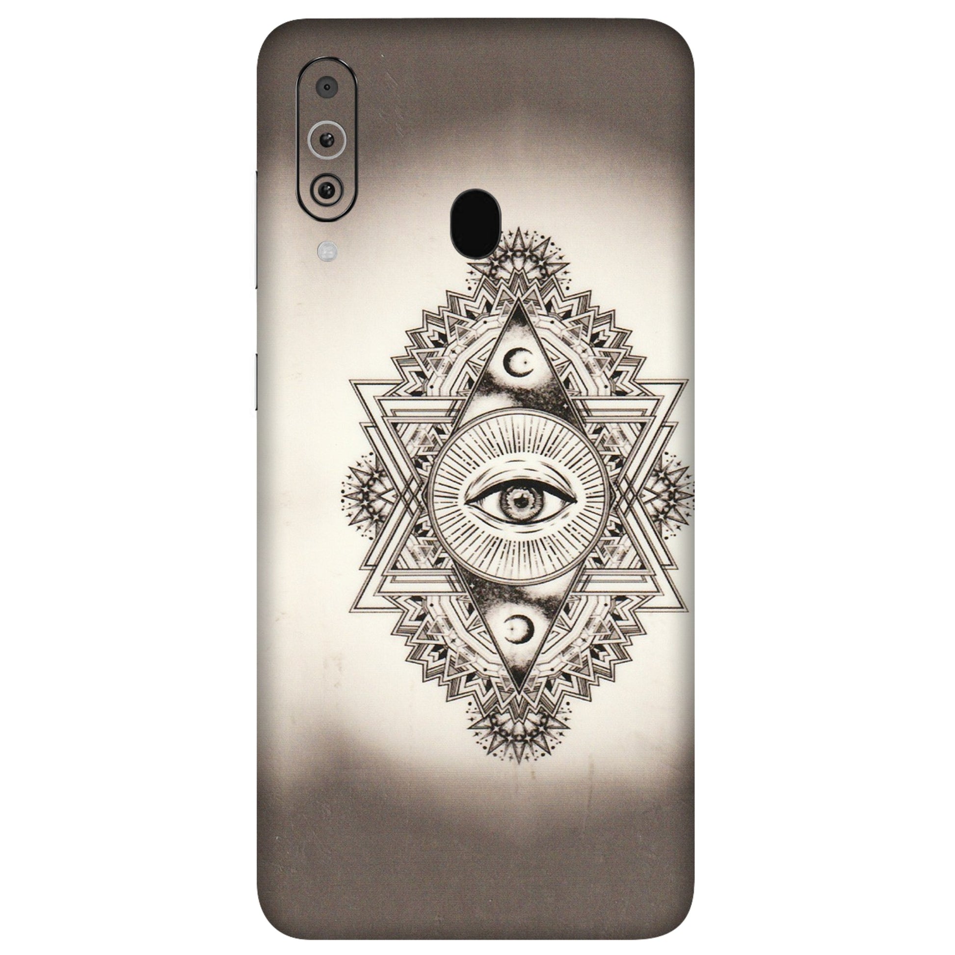 Samsung M/F/Note/Flip and C Phone Skins (All Models) - Illuminati Great Eye - Transparent Finish (T-14) Samsung Galaxy M40