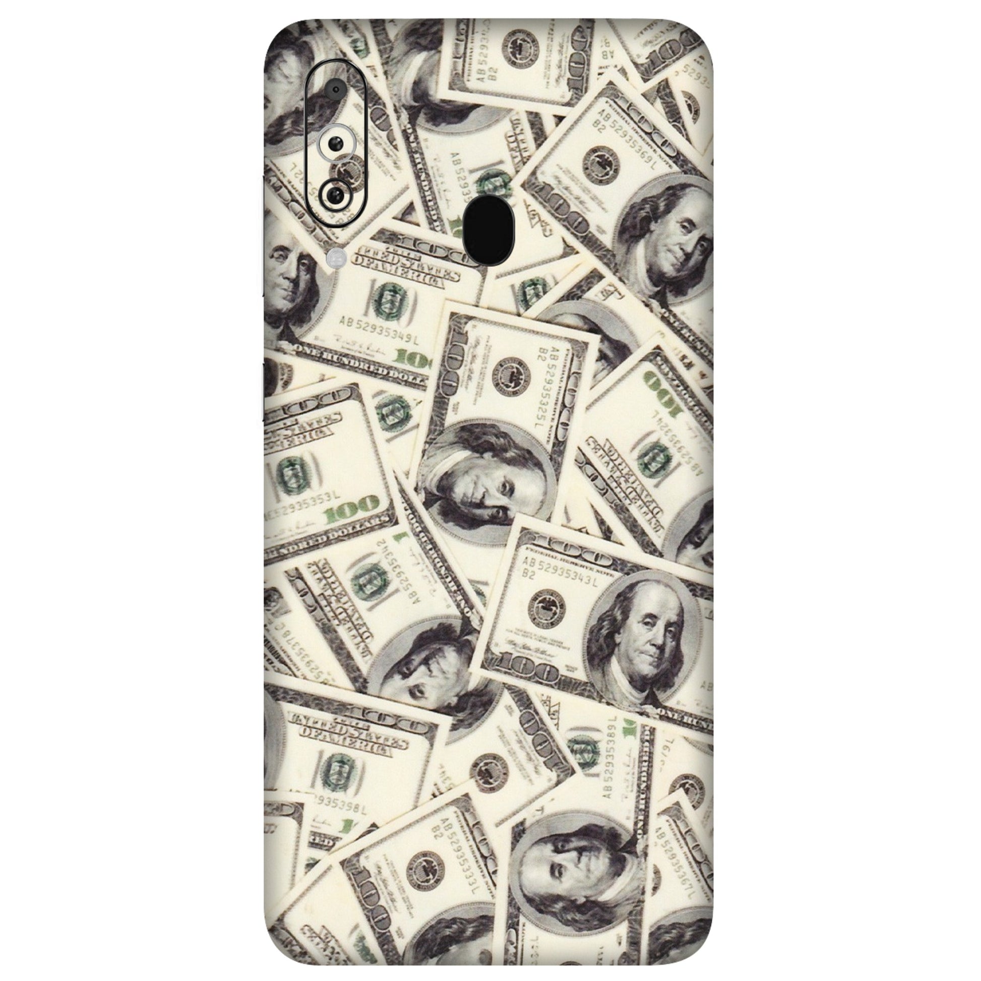 Samsung M/F/Note/Flip and C Phone Skins (All Models) - Dollar Lover - Transparent Finish (T-17) Samsung Galaxy M40