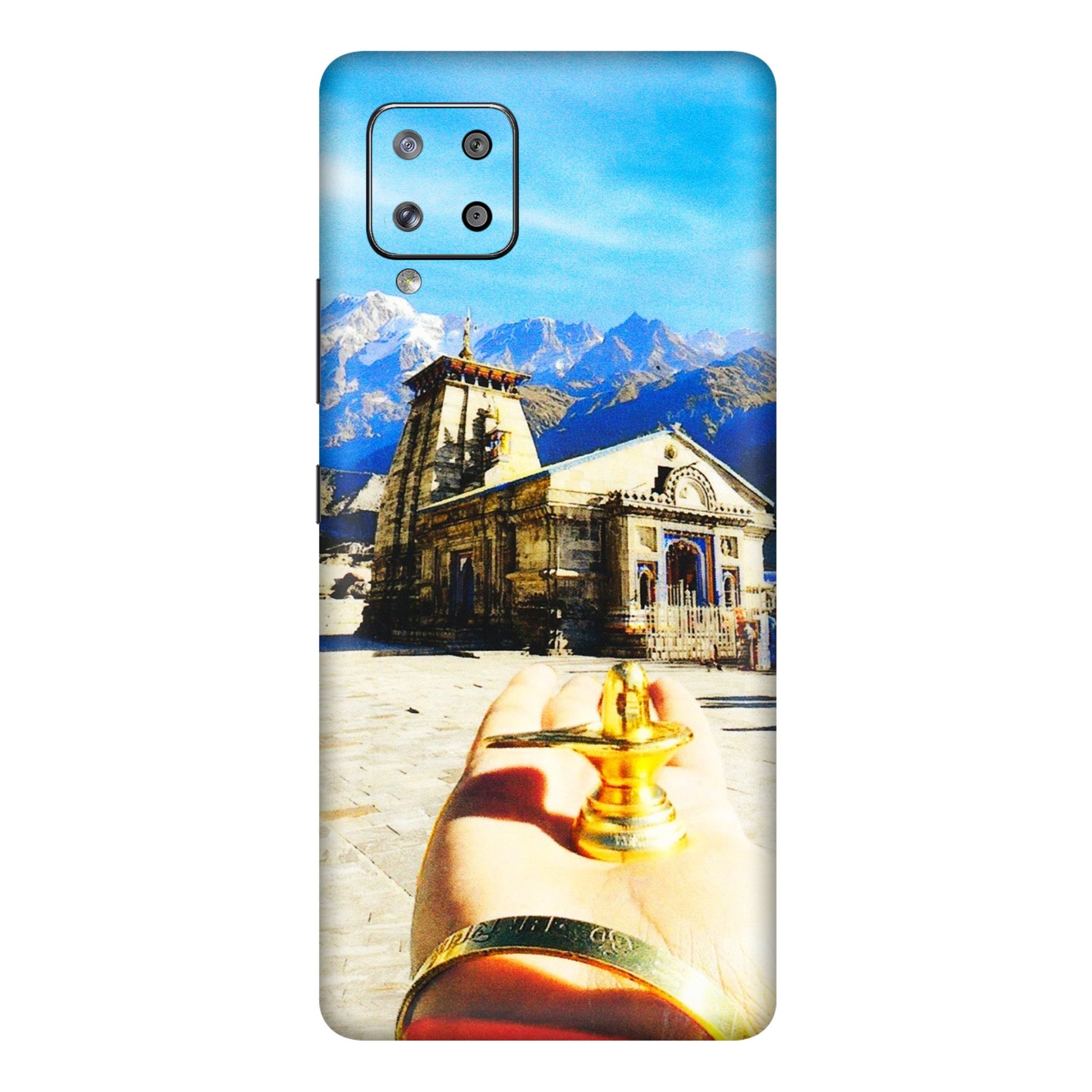 Samsung M/F/Note/Flip and C Phone Skins (All Models) - Beauty of Kedarnath - 3D Embossed Finish (L-108) Samsung Galaxy M42