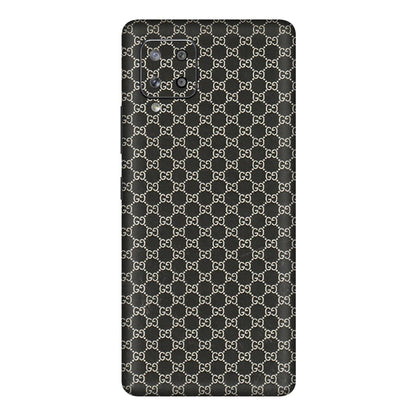 Samsung M/F/Note/Flip and C Phone Skins (All Models) - Black G Print - 3D Embossed Finish (L-109) Samsung Galaxy M42