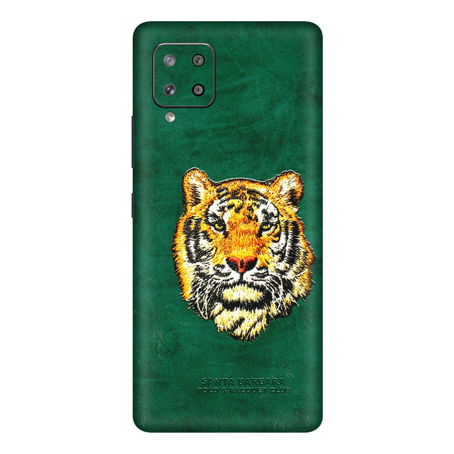 Samsung M/F/Note/Flip and C Phone Skins (All Models) - Leather Feel Tiger - 3D Embossed Finish (L-111) Samsung Galaxy M42