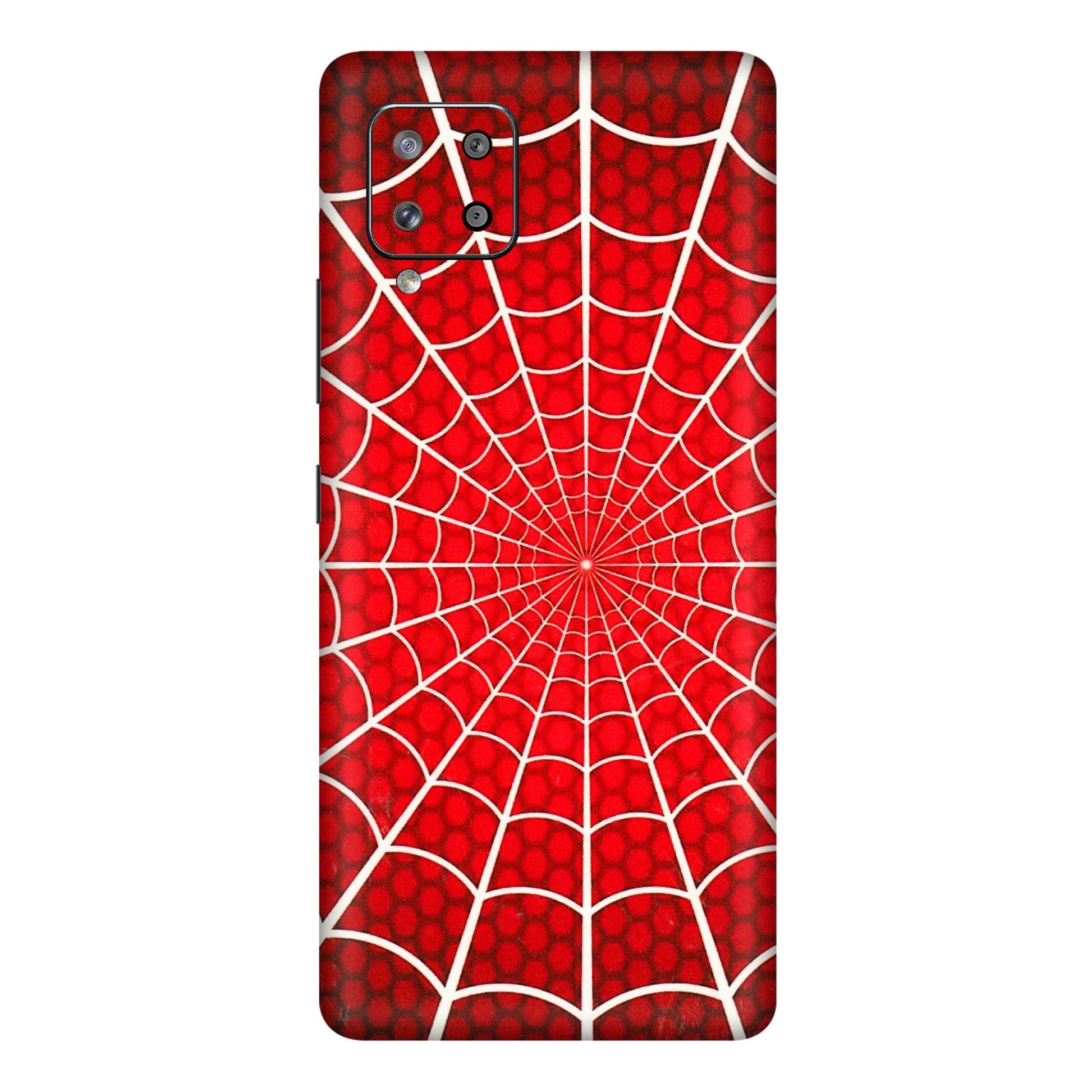 Samsung M/F/Note/Flip and C Phone Skins (All Models) - Classic Spidey Web - 3D Embossed Finish (L-115) Samsung Galaxy M42