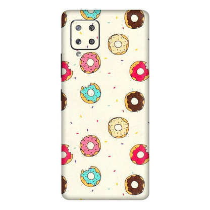 Samsung M/F/Note/Flip and C Phone Skins (All Models) - Mini Donuts Doodle Art - 3D Embossed Finish (L-122) Samsung Galaxy M42