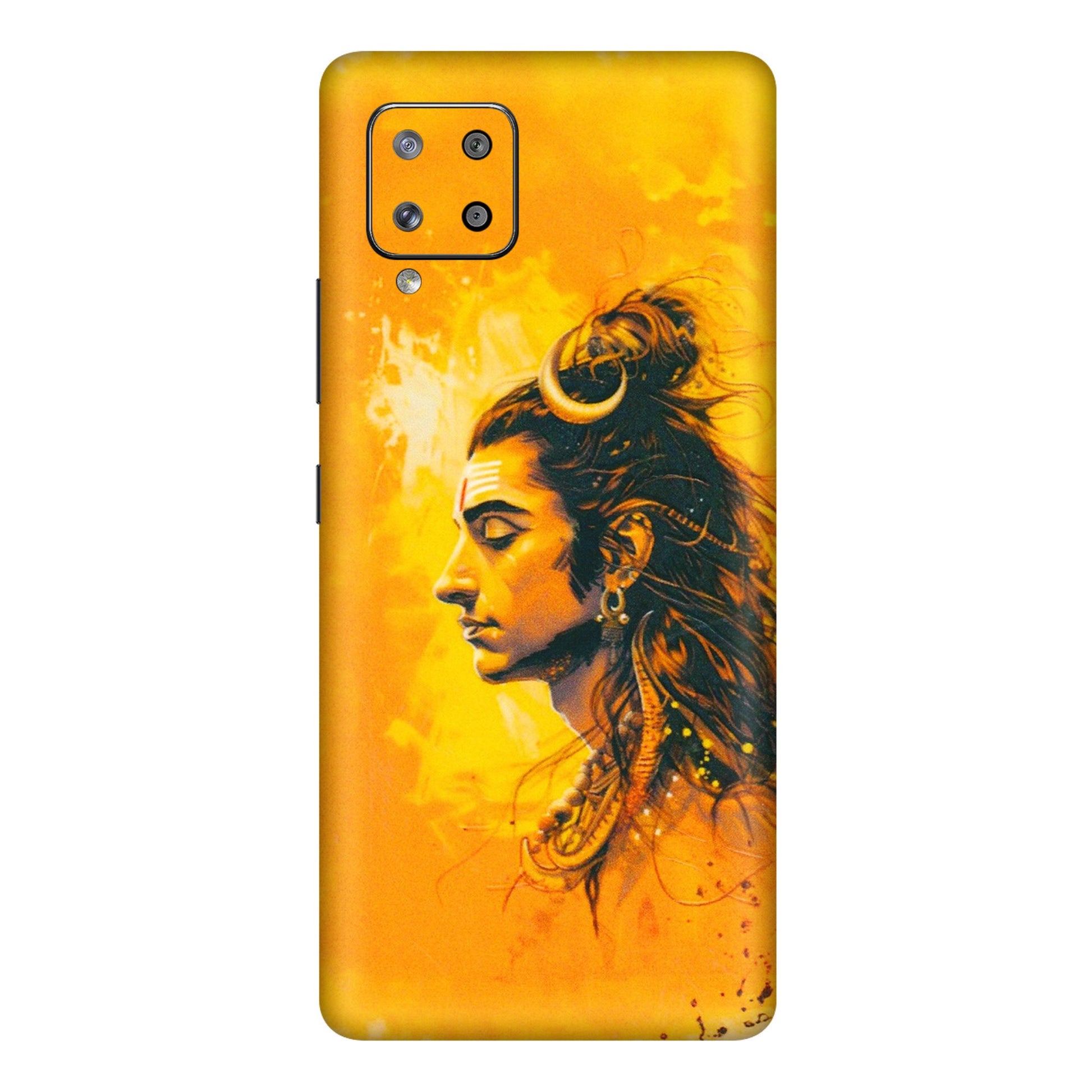 Samsung M/F/Note/Flip and C Phone Skins (All Models) - Shiv Shakti - 3D Embossed Finish (L-14) Samsung Galaxy M42