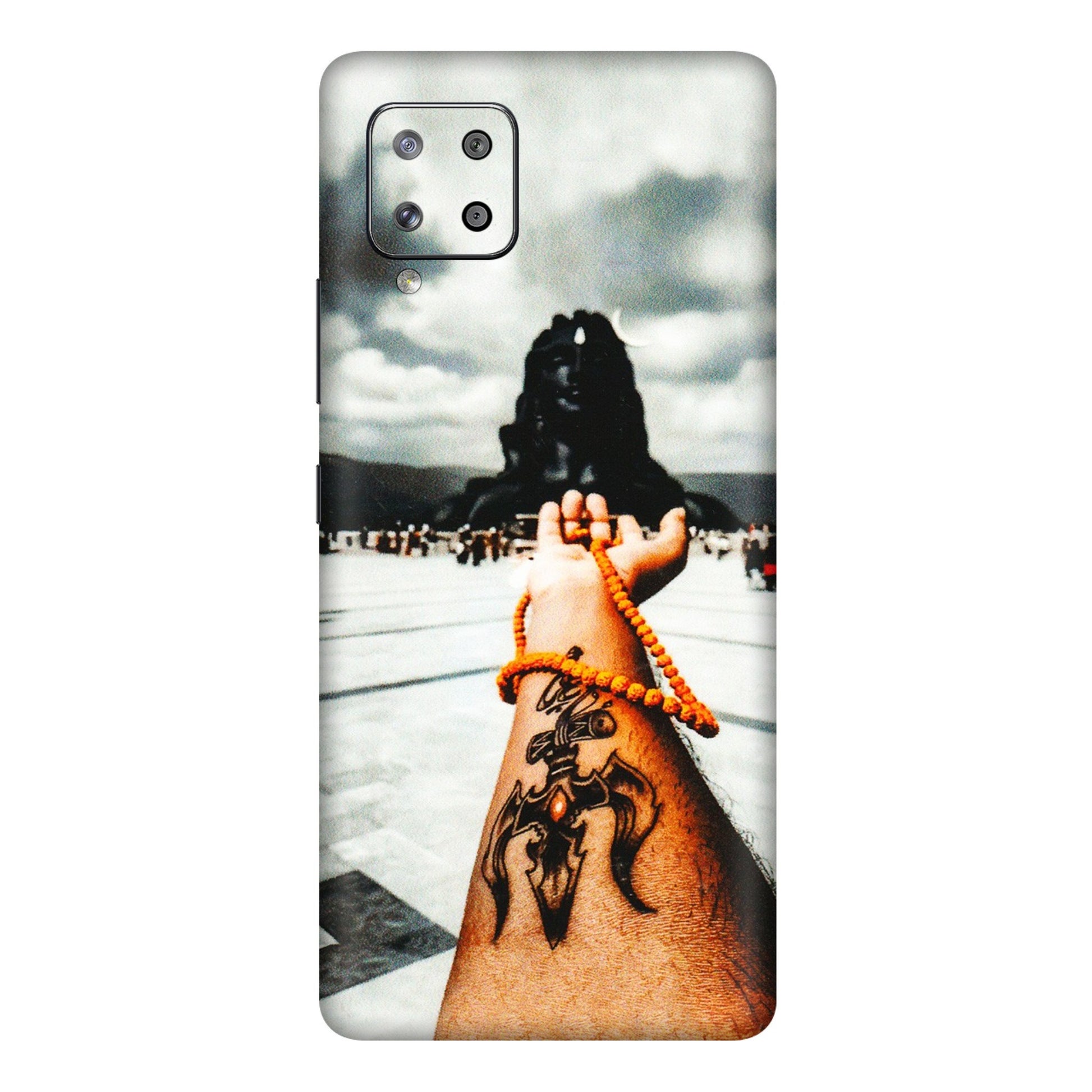 Samsung M/F/Note/Flip and C Phone Skins (All Models) - Jai Adiyogi Mahakaal - 3D Embossed Finish (L-164) Samsung Galaxy M42