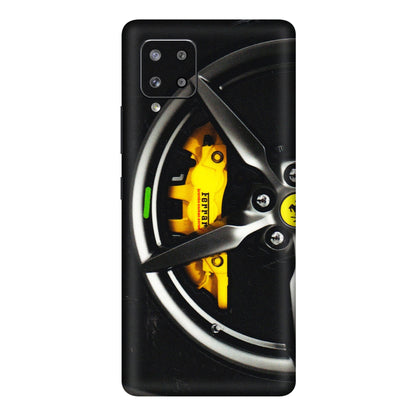 Samsung M/F/Note/Flip and C Phone Skins (All Models) - Ferrari Wheel Alloy - 3D Embossed Finish (L-173) Samsung Galaxy M42
