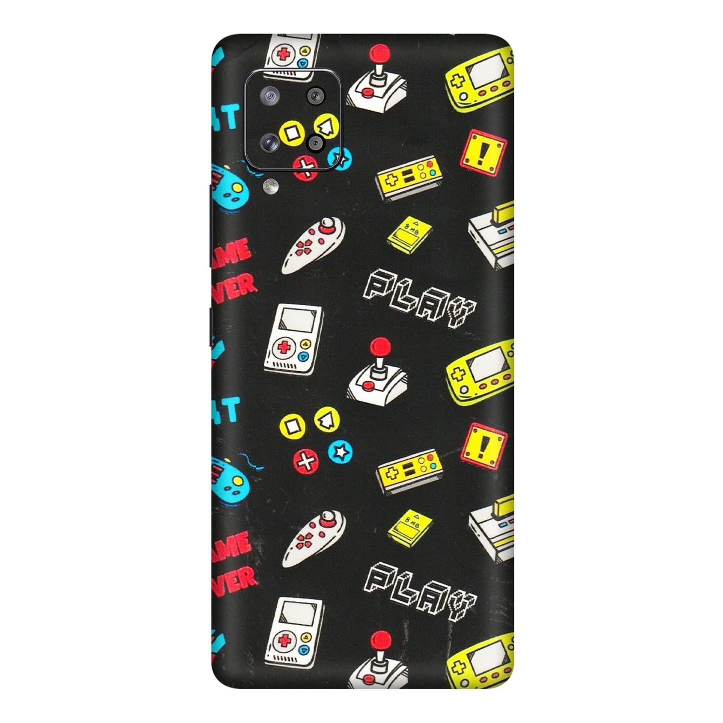 Samsung M/F/Note/Flip and C Phone Skins (All Models) - Gaming Doodles - 3D Embossed Finish (L-224) Samsung Galaxy M42